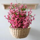 8 Galhos De Sakura Rosa Artificial Realista 60cm Para Decoraç