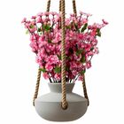 8 Galhos De Sakura Rosa Artificial Realista 60cm Para Decoraç