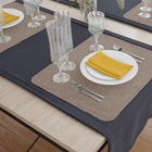 8 Jogo Americano Areia Impermeável 29 X 44cm - Id Decor