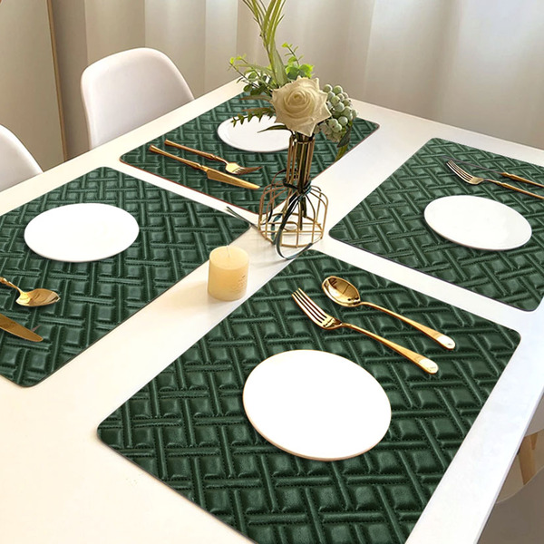 8 Jogo Americano Bag Alto Padrão Impermeável Vd Pvc