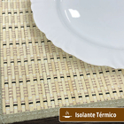 8 Jogo Americano Bambu Premium Acabamento Na Borda Mf 30x45