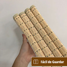 8 Jogo Americano Bambu Premium Acabamento Na Borda Mf 30x45