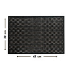 8 Jogo Americano Bambu Premium Acabamento Na Borda Pt 30x45