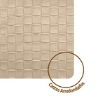 8 Jogo Americano Botte Alto Padrão Impermeável Pvc Vr - Bege