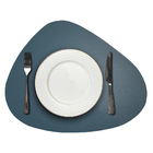 8 Jogo Americano Dupla Face Sousplat Couro Pvc Organico Vr -