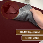 8 Jogo Americano Dupla Face Sousplat Couro Pvc Organico Vr -