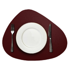 8 Jogo Americano Dupla Face Sousplat Couro Pvc Organico Vr -