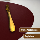 8 Jogo Americano Dupla Face Sousplat Couro Pvc Organico Vr -