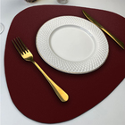 8 Jogo Americano Dupla Face Sousplat Couro Pvc Organico Vr -