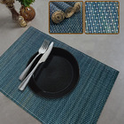 8 Jogo Americano Esteira Bambu Natural Tocantins Az 30x45