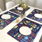 8 Jogo Americano Game Play Impermeável Pvc 8 Lugares