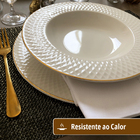 8 Jogo Americano Mesa Posta Luxo Impermeável Mz Rust 2 Vr - M