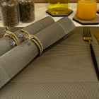 8 Jogo Americano Mesa Posta Luxo Restaurante Bar Pvc St Ov