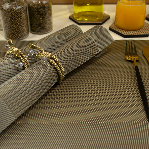 8 Jogo Americano Mesa Posta Luxo Restaurante Bar Pvc St Ov