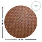 8 Jogo Americano N Botte Alto Padrão Impermeável Redondo Vr -