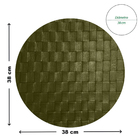 8 Jogo Americano N Botte Alto Padrão Impermeável Redondo Vr -