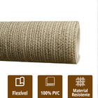 8 Jogo Americano Redondo Juta - Bege