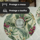 8 Jogo Americano Redondo Mesa Posta Sousplat Luxo Pvc M08