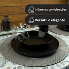 8 Jogo Americano Redondo Mesa Posta Sousplat Luxo Pvc Mka