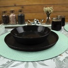 8 Jogo Americano Redondo Mesa Posta Sousplat Luxo Pvc Mvd