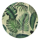 8 Jogo Americano Redondo Pvc Mesa Posta Costela Adão