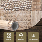 8 Jogo Americano Redondo Sisal Impermeável Pvc