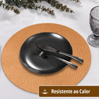 8 Jogo Americano Redondo Sousplat Mesa Posta Luxo Plh Lje