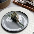 8 Jogo Americano Redondo Sousplat Mesa Posta Luxo Trm Br