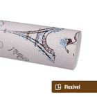 8 Jogo Americano Romantic Paris Ro Impermeável Pvc 8 Lugar