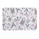 8 Jogo Americano Romantic Paris Ro Impermeável Pvc 8 Lugar