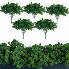8 Mini Buquês De Plantas Artificiais Picks Decorativos Para A