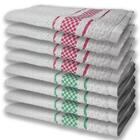 8 Panos De Prato Atoalhado Felpudo Premium 4 Rosa 4 Verde