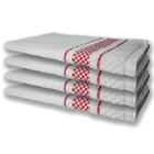 8 Panos De Prato Atoalhado Felpudo Premium 4 Vermelho 4 Roxo