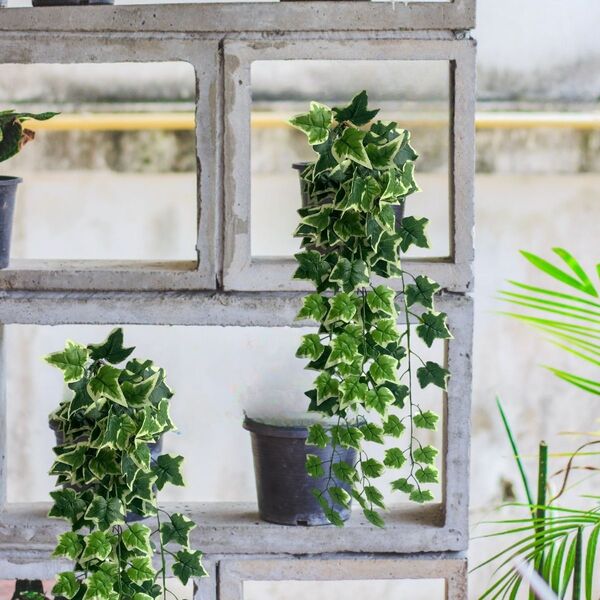 8 Pendentes De Folhagens Artificiais Com Toque Natural - Deco