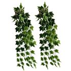 8 Pendentes De Folhagens Artificiais Com Toque Natural - Deco