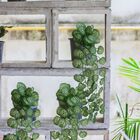 8 Pendentes De Folhagens Begônia Artificiais Com Toque Natura