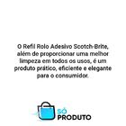 8 Refil Rolo Adesivo Scotch-brite Limpeza Perfeita E Fácil