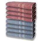 8 Toalhas Grande Super Felpudas E Grossa 80x150 4 Azul 4 Rosê