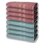 8 Toalhas Grande Super Felpudas E Grossa 80x150 4 Verde 4 Rosê