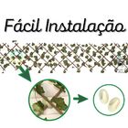 8 Unid. Treliça Em Madeira Com Folhas De Hera Artificial Pequ