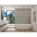 8m² Revestimento 3d Auto Colante Choc + 2 Fita Dupla Face