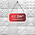 8m² Revestimento 3d Auto Colante Choc + 2 Fita Dupla Face