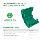 8x Conector Em Gel 2p Para Cabos Até 4mm – À Prova D’água