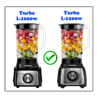 9242 - Copo Mondial L 1000 Translúcido  (tampa Preta)