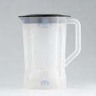 9242 - Copo Mondial L 1000 Translúcido  (tampa Preta)