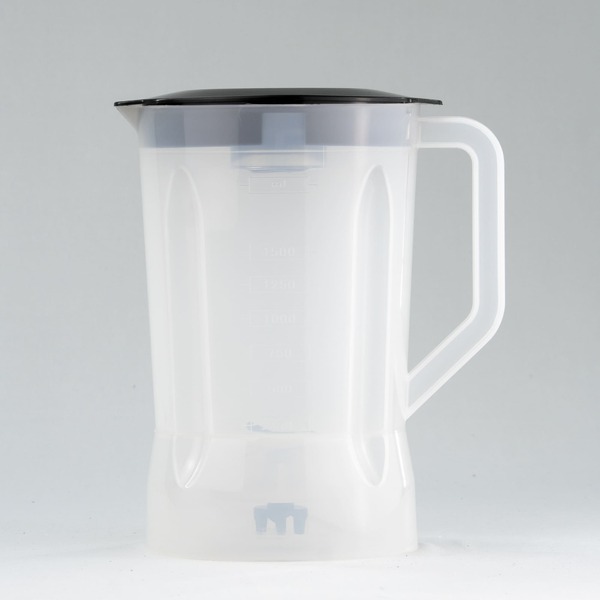 9242 - Copo Mondial L 1000 Translúcido  (tampa Preta)