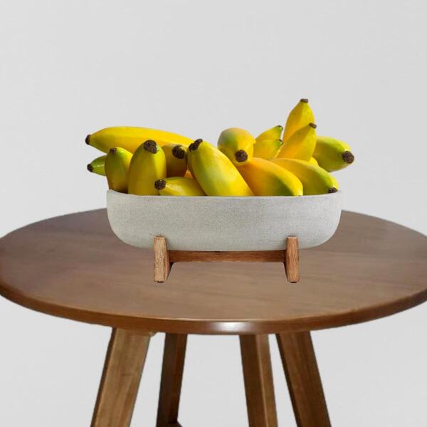 9 Bananas Cenográficas Em Poliestireno Frutas Decorativas Par