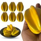 9 Carambolas Artificiais Decorativa Tonalidade Amarela - Perf