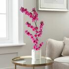 9 Galhos De Cerejeira Artificial Rosa (120cm) Traga A Primave