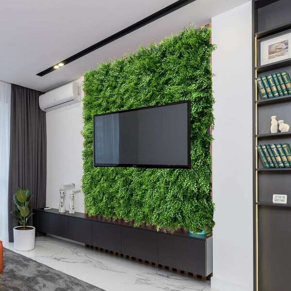 9 Quadros Artificiais Premium Com Folhagens Mistas No Estilo